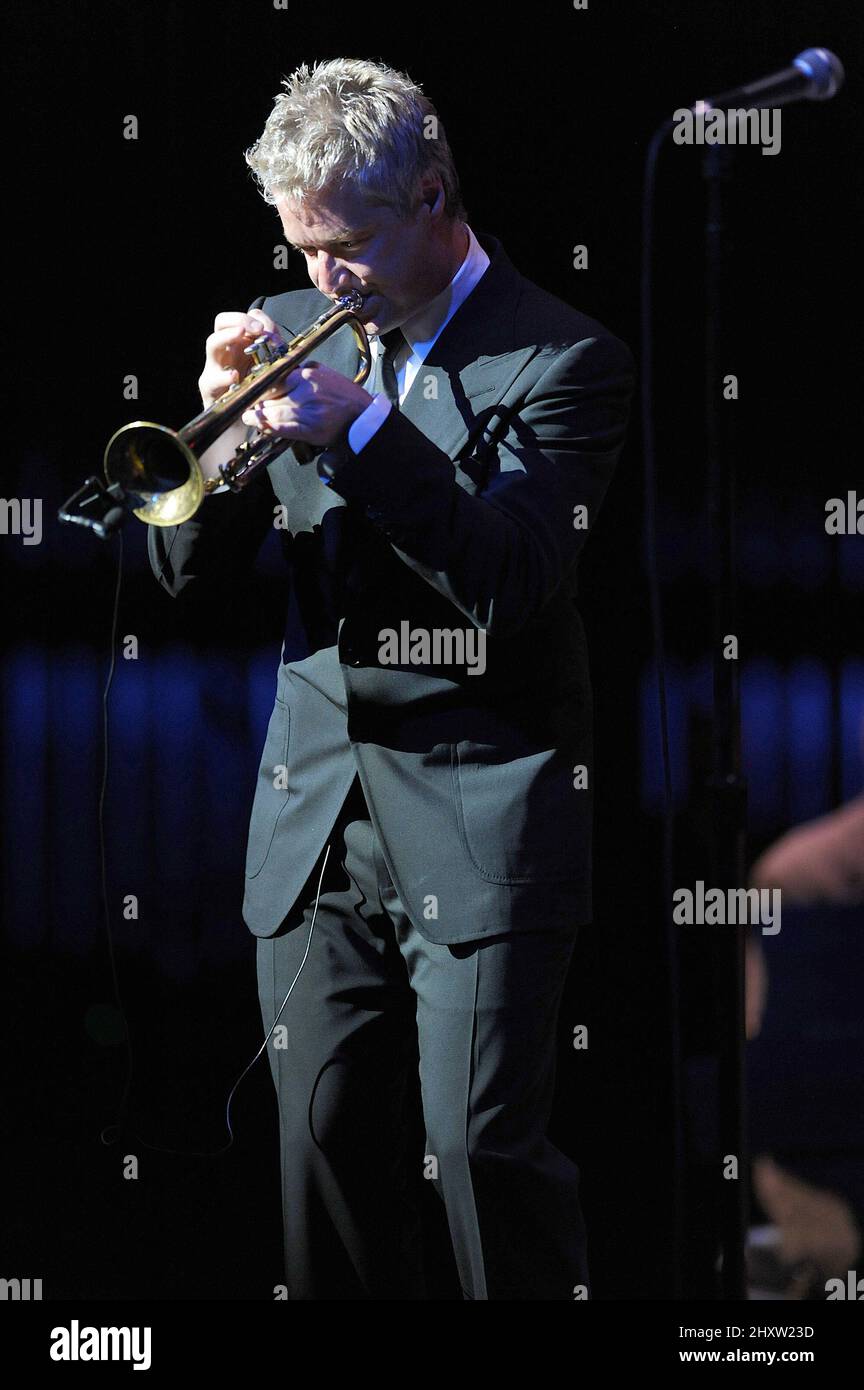 Chris Botti suona dal vivo al Durham Performing Arts Center, North Carolina Foto Stock