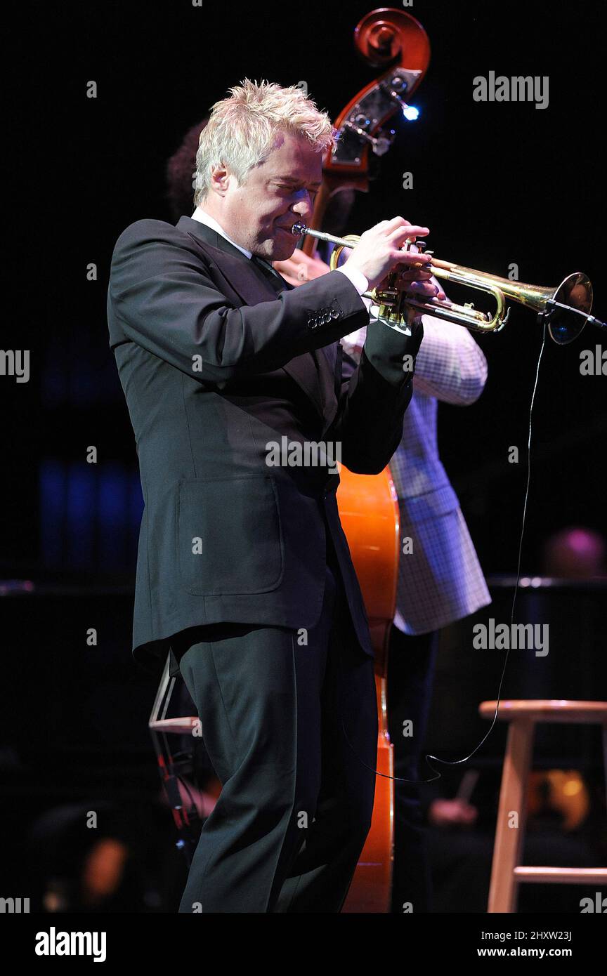 Chris Botti suona dal vivo al Durham Performing Arts Center, North Carolina Foto Stock