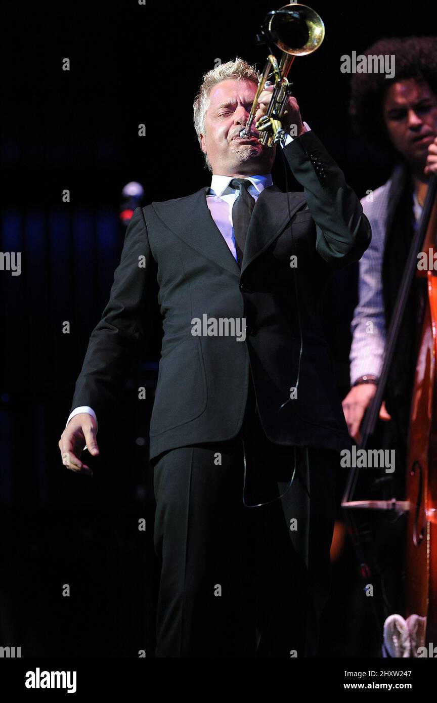 Chris Botti suona dal vivo al Durham Performing Arts Center, North Carolina Foto Stock