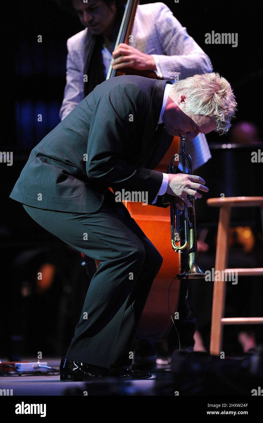 Chris Botti suona dal vivo al Durham Performing Arts Center, North Carolina Foto Stock