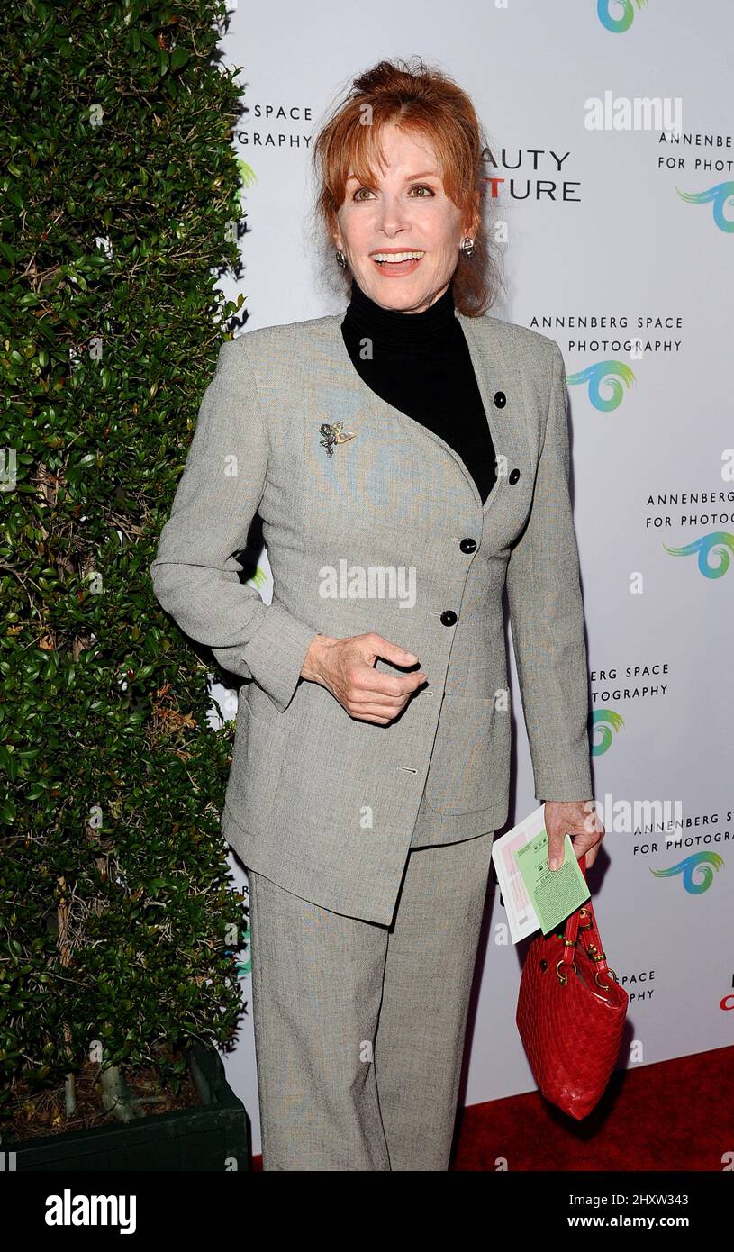 Stefanie Powers partecipa alla Notte di apertura della 'Cultura di bellezza' tenutasi all'Annenberg Space for Photography, California Foto Stock