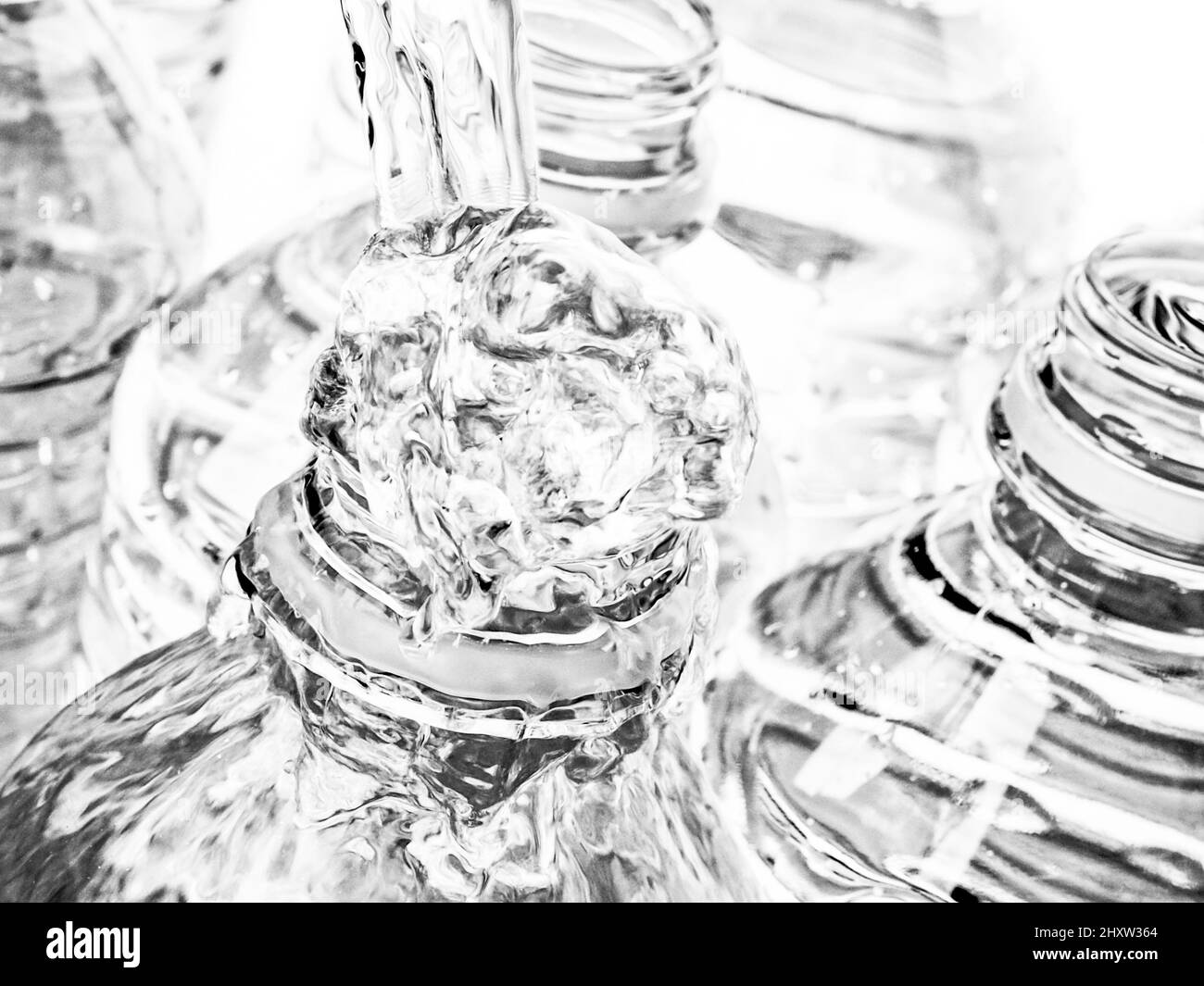 Acqua in bottiglia Foto Stock