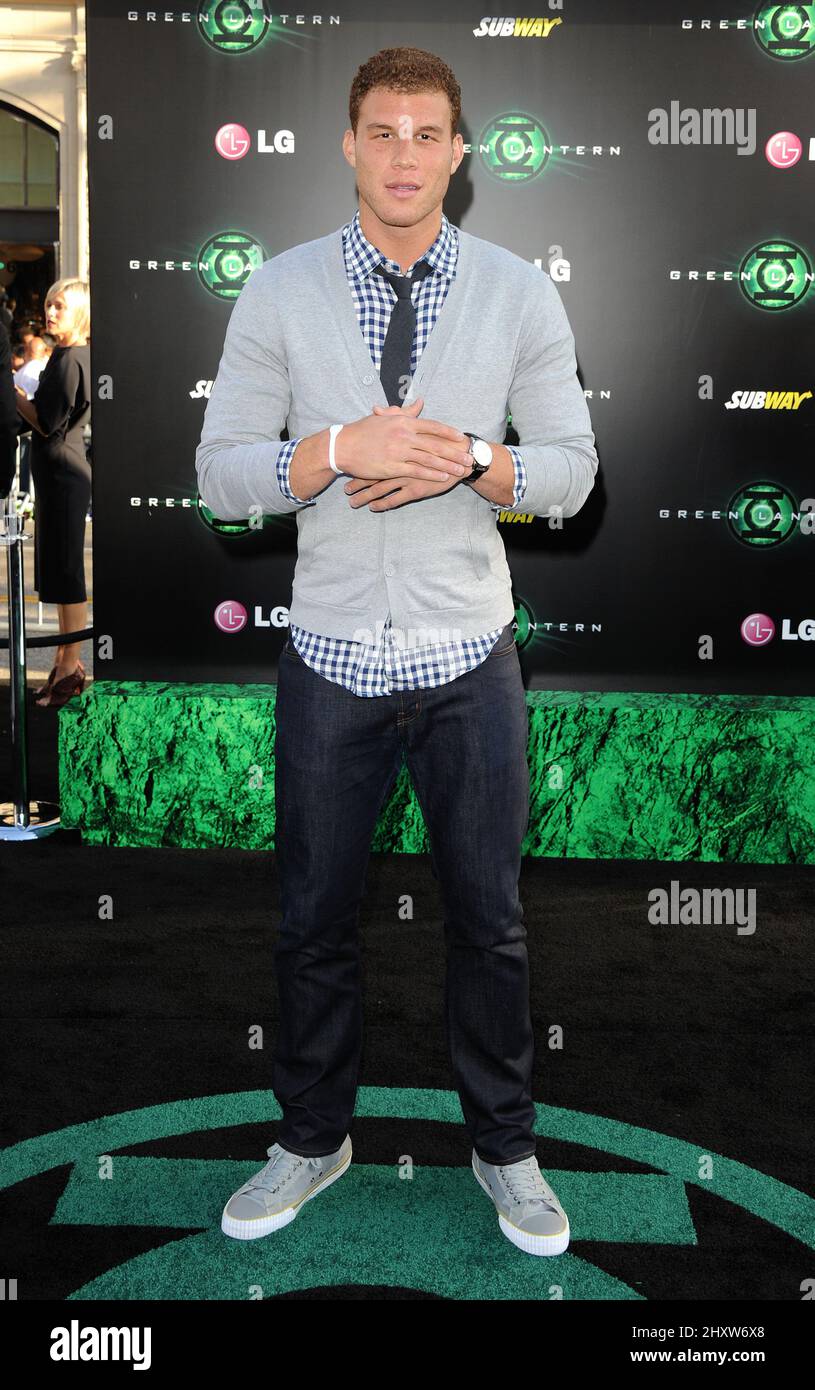 Blake Griffin al 'Green Lantern' Los Angeles Premiere, tenuto al Grauman's Chinese Theatre, Hollywood, California. Foto Stock