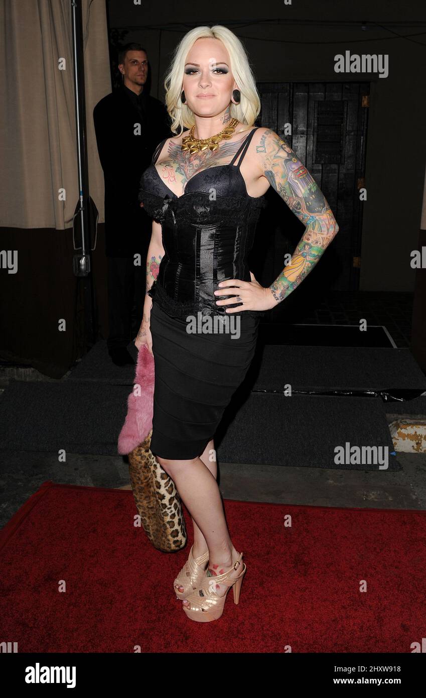 Emily Valentine alla Voice finale After Party, tenutasi ad Avalon, a Hollywood. Foto Stock