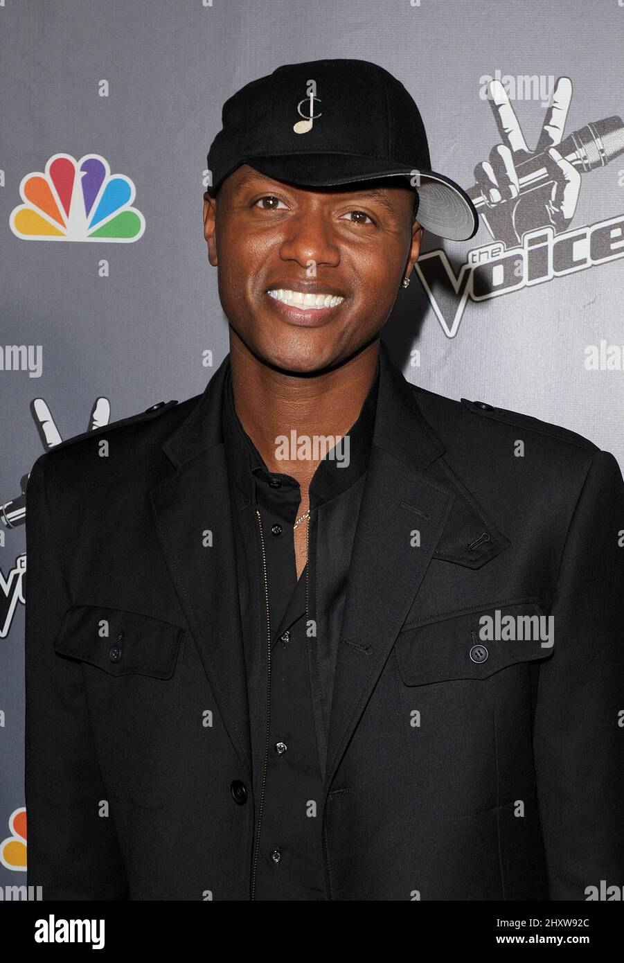 Javier Colon alla Voice finale After Party, tenutasi ad Avalon, a Hollywood. Foto Stock