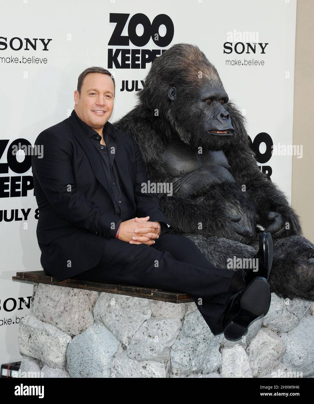 Kevin James al 'Zookeeper' Premiere tenuto al Regency Village Theatre di Los Angeles. Foto Stock