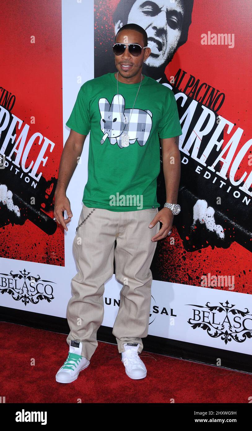 Chris Bridges, Ludacris, partecipa alla 'Carface' Blu-Ray DVD Worldwide Launch Party tenutasi al Belasco Theatre di Los Angeles, USA. Foto Stock