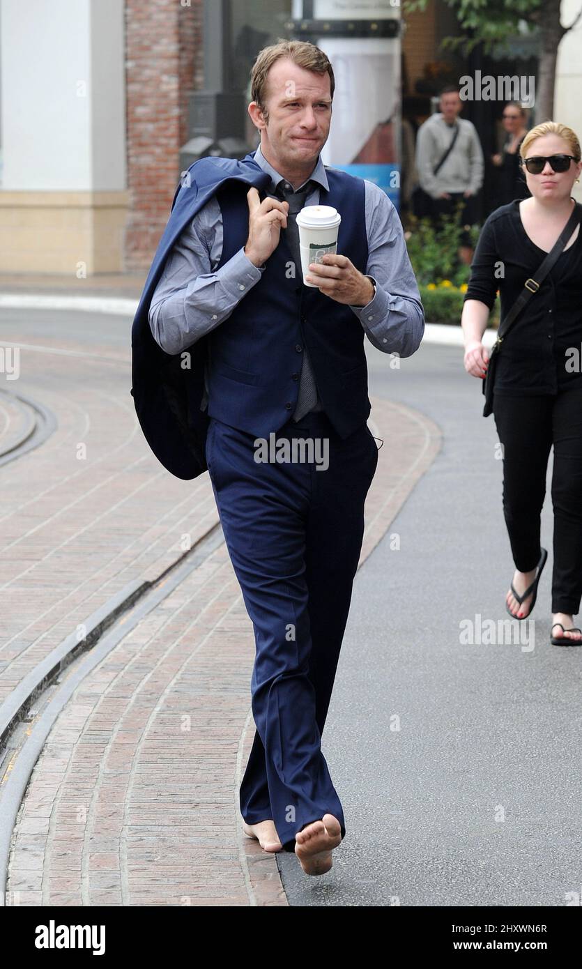 Thomas Jane è visto fuori e circa a Los Angeles, California Foto Stock
