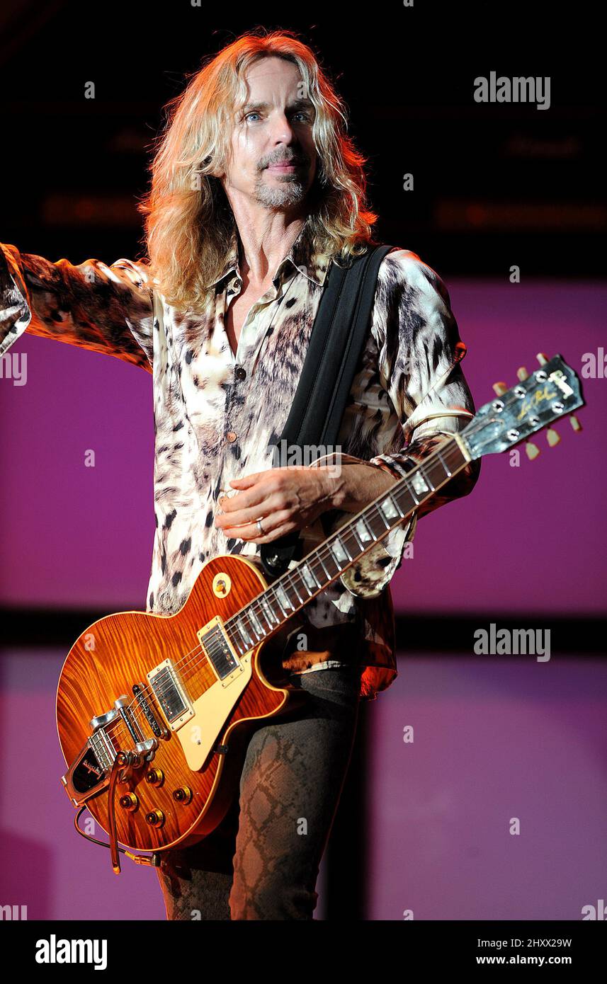Tommy Shaw of Styx alla House of Blues di Myrtle Beach, South Carolina Foto Stock