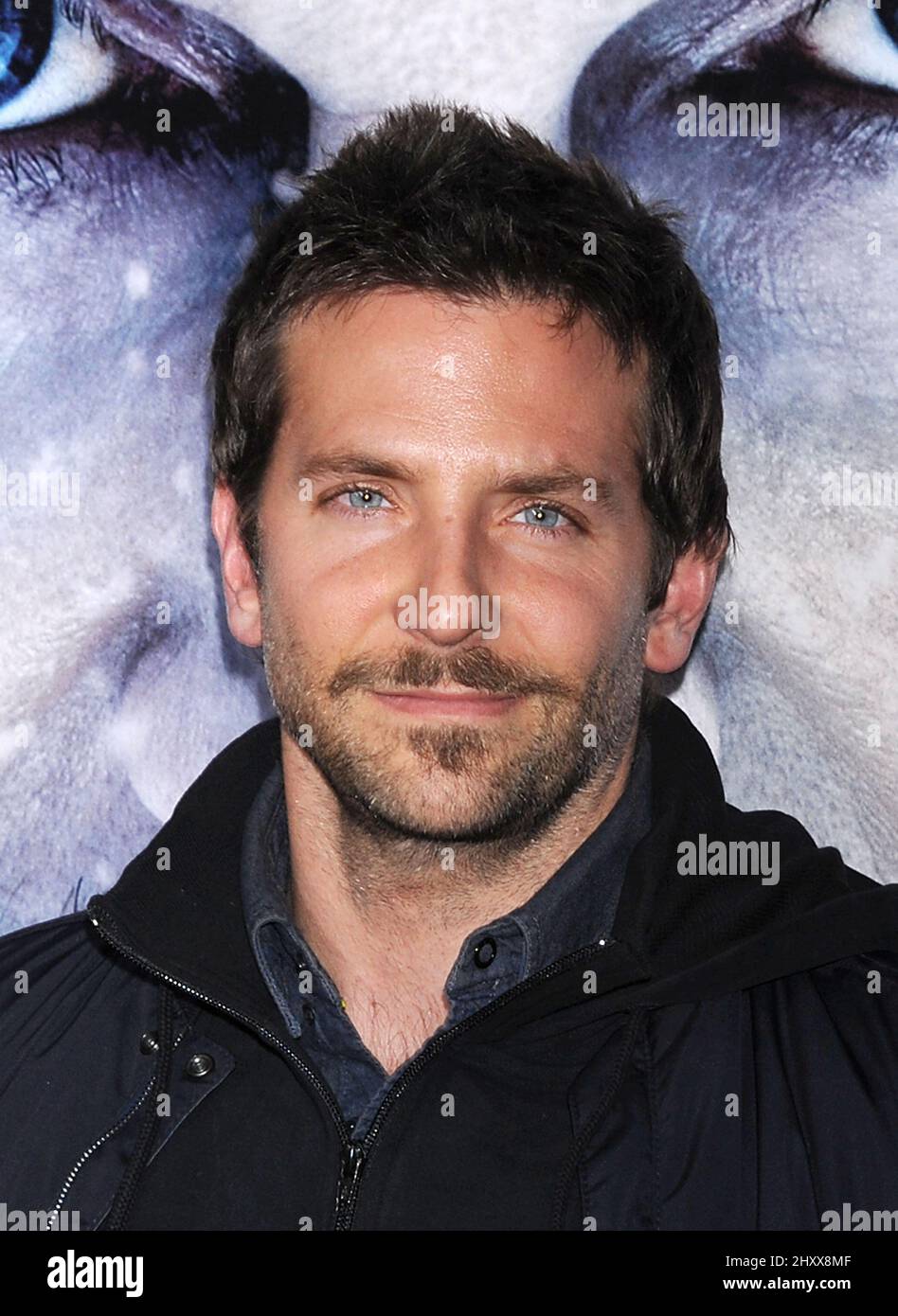 Bradley Cooper alla prima mondiale di 'The Grey' al Regency Cinemas di Los Angeles Foto Stock