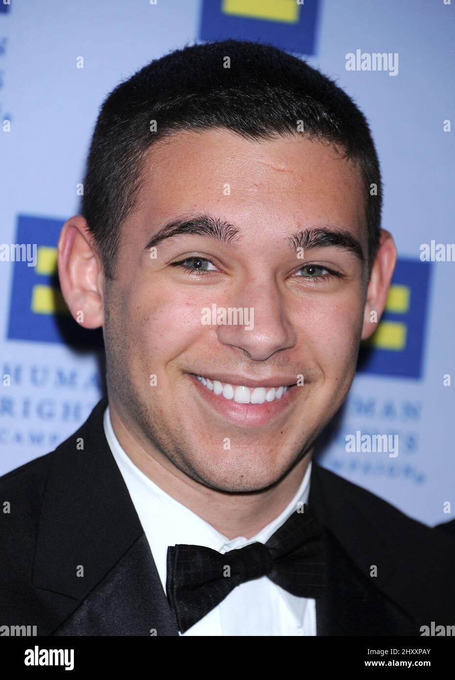 Johnny Robinson partecipa al 2012 Human Rights Campaign di Los Angeles Gala, che si tiene al Ritz Carlton JW Marriott L.A. Live a Los Angeles, USA. Foto Stock