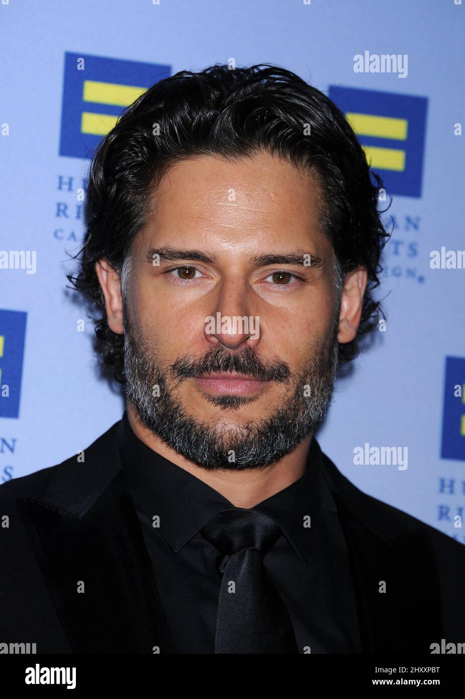 Joe Manganiello partecipa al 2012 Human Rights Campaign di Los Angeles Gala, che si tiene al Ritz Carlton JW Marriott L.A. Live a Los Angeles, USA. Foto Stock