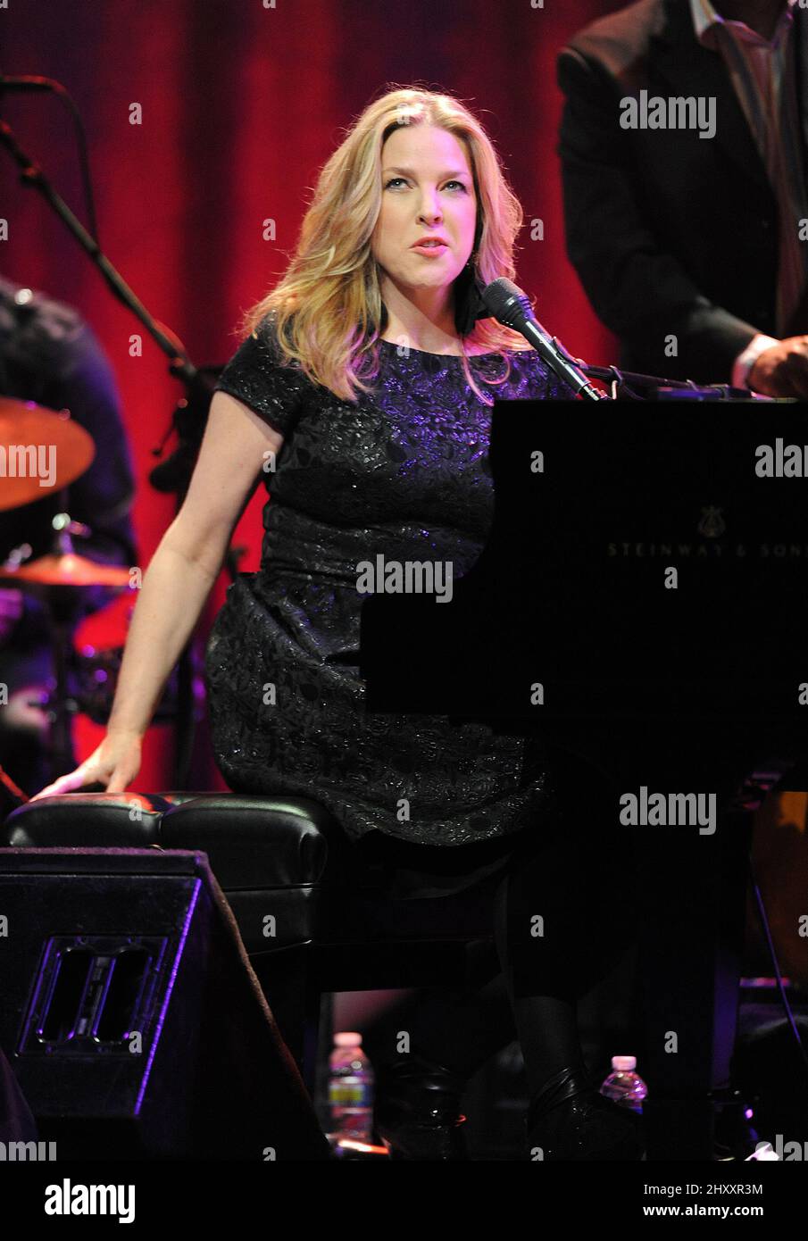 Diana Krall si esibisce presso il Durham Performing Arts Center di Durham, NC. Foto Stock