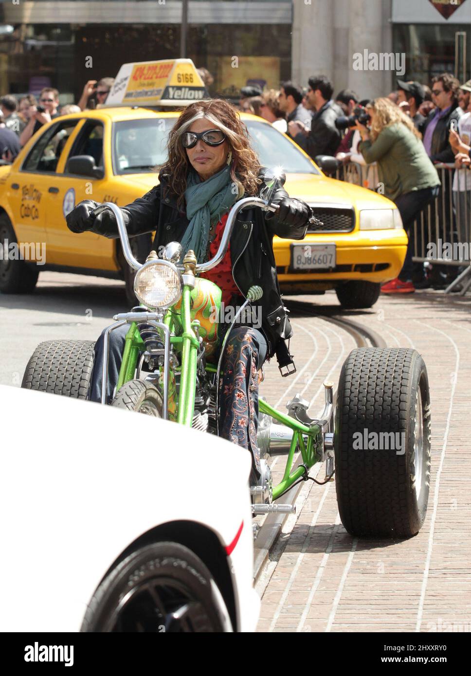 Steven Tyler all'Aerosmith: Global Warming Tour Announcement a Los Angeles, USA. Foto Stock