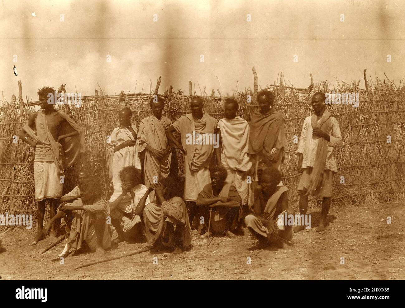 Photo Vintage Guerre D'Éthiopie, 1936 – Tirage Argentin 24x16 Cm – Farabola