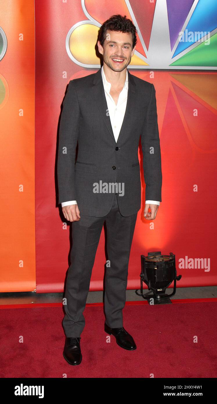 Hugh Dancy partecipa alla presentazione in primo piano della NBC tenuta alla radio City Music Hall. Foto Stock