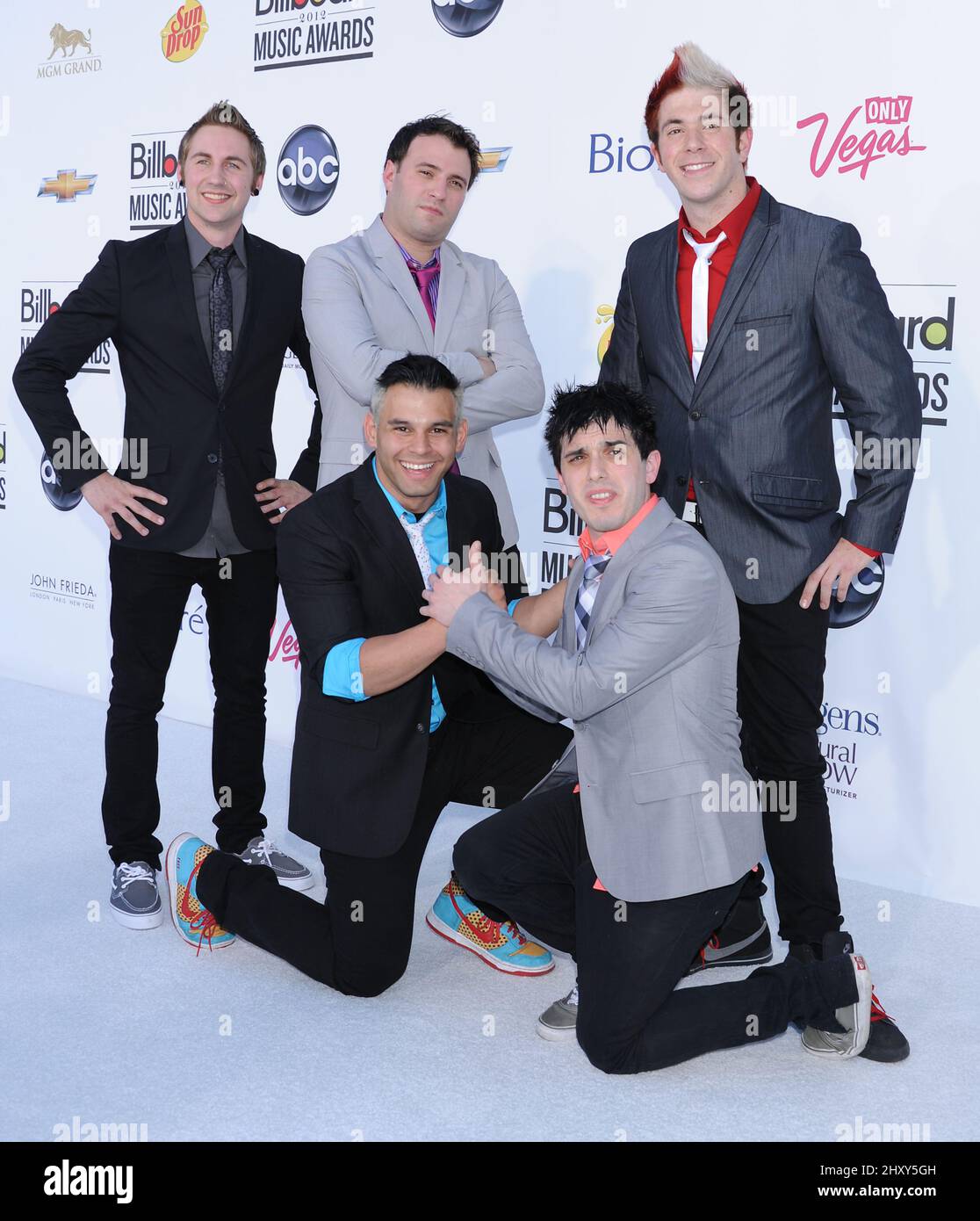 In attesa di brevetto durante i Billboard Awards 2012 tenuti presso la MGM Grand Garden Arena di Las Vegas Foto Stock
