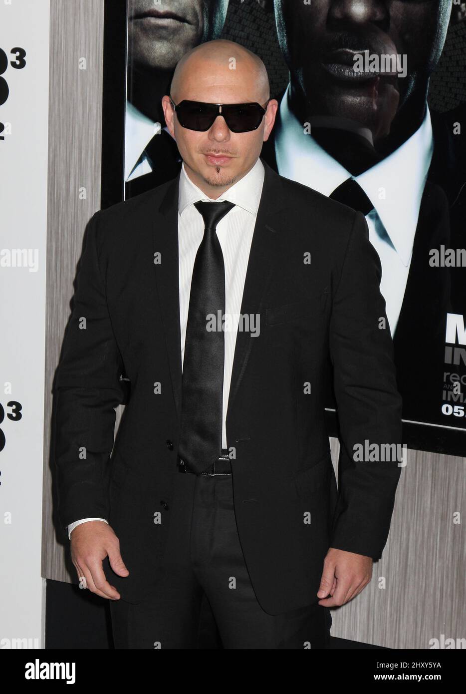 Pitbull arriva alla prima di 'Men in Black 3' al Teatro Ziegfeld di mercoledì 23 maggio 2012 a New York. Foto Stock