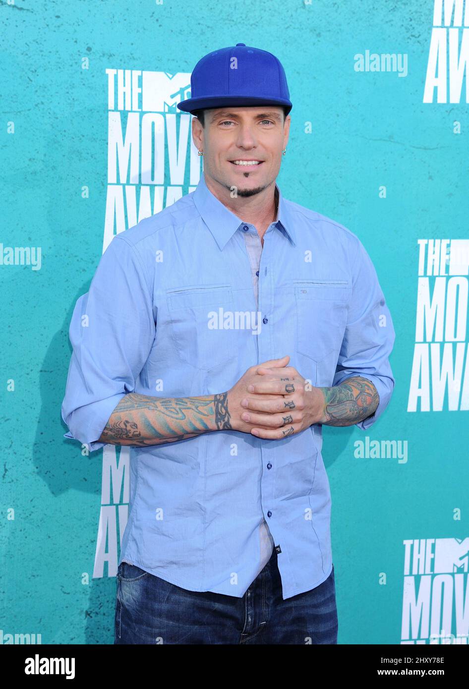 Vanilla Ice durante i MTV Movie Awards del 2012 che si sono tenuti all'anfiteatro Gibson, California Foto Stock