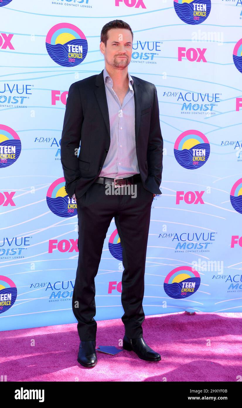 Shane West al Teen Choice Awards 2012 che si tiene all'anfiteatro Gibson. Tammie Arroyo Foto Stock