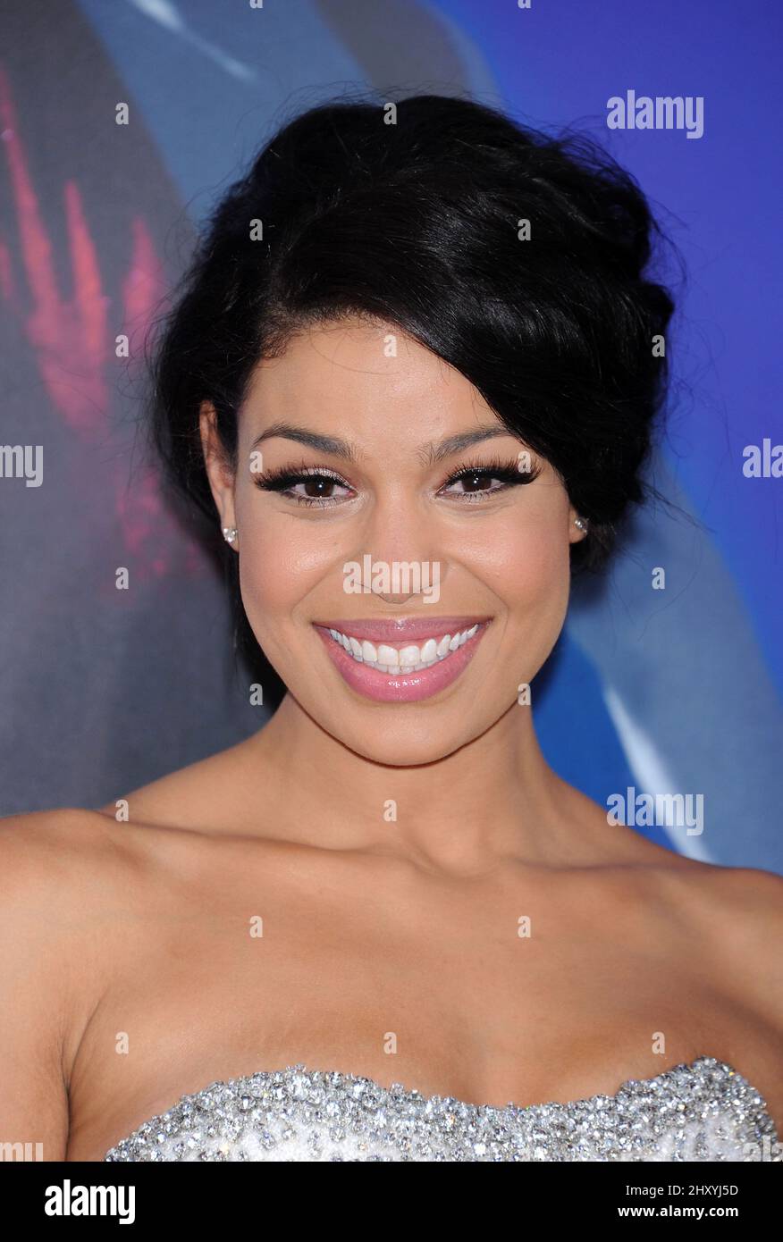 Jordin Sparks partecipa al 'Sparkle' World Premiere tenuto al Grauman's Chinese Theatre, Hollywood, California. Foto Stock