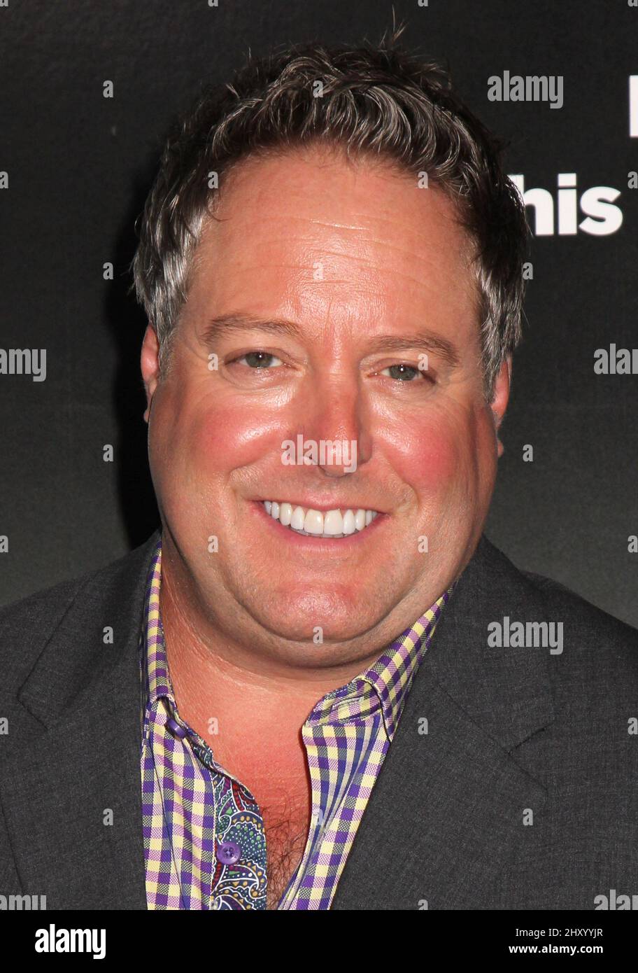 Gary Valentine partecipa alla prima "Here comes the Boom" tenutasi presso l'AMC Loews Lincoln Square a New York, USA. Foto Stock