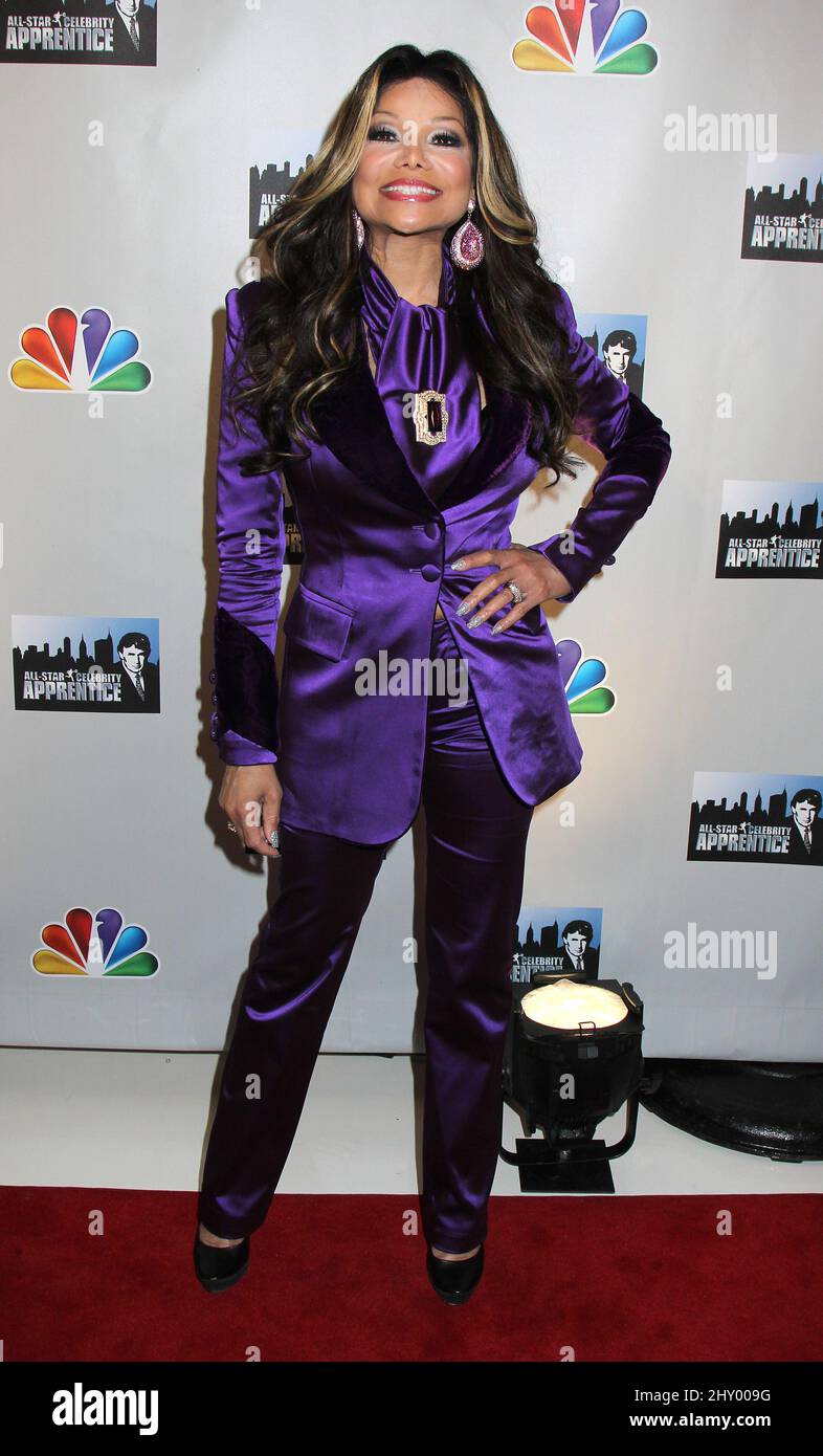 La Toya Jackson partecipa alla conferenza stampa "All-Star Celebrity Apprentice" a New York. Foto Stock