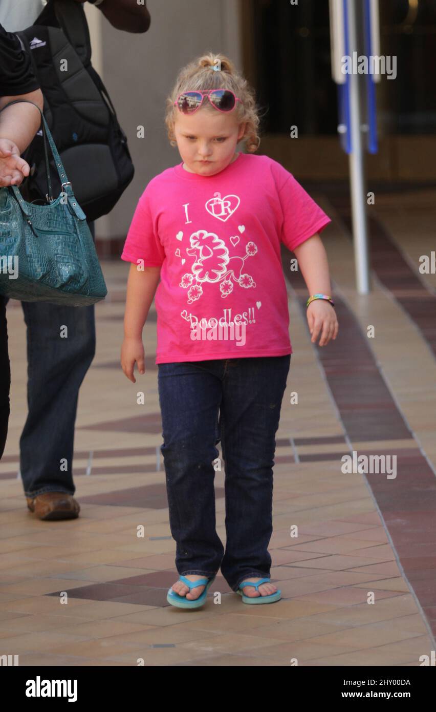 Alana 'Honey Boo Boo' Thompson è visto fuori e circa a Los Angeles, Stati Uniti. Foto Stock