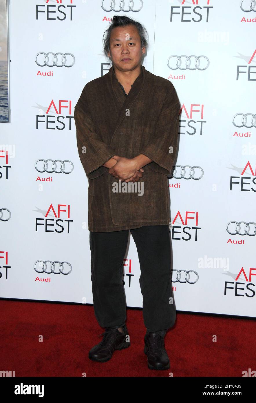 Kim Ki-Duk partecipa allo Screening 'Life of Pi' all'AFI FEST 2012 tenuto al Grauman's Chinese Theatre di Los Angeles, USA. Foto Stock