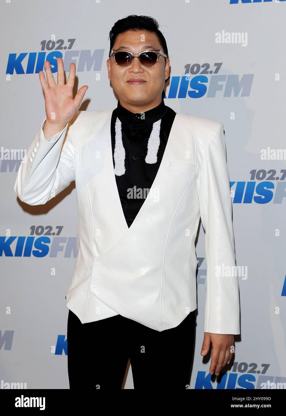 PSY partecipa al 2012 KIIS FM 'Jingle Ball' Night 2 tenuto al Nokia Theatre di Los Angeles, USA. Foto Stock