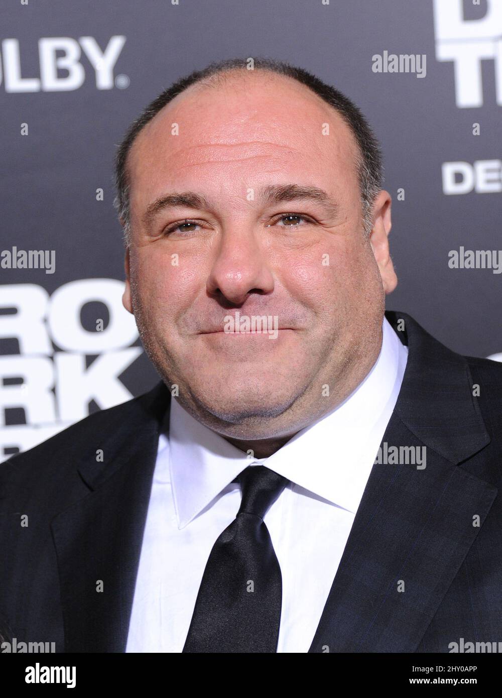 James Gandolfini partecipa alla prima di 'Zero Dark Thirty' a Hollywood, California. Foto Stock