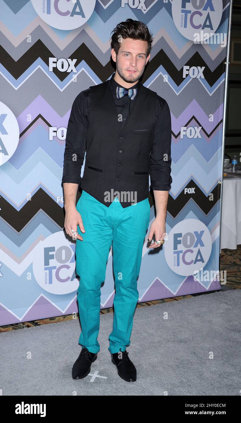 Nico Tortorella partecipa al Fox Winter TCA All-Star party a Pasadena, California. Foto Stock