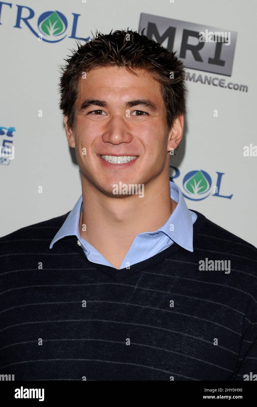 Nathan Adrian partecipa al Gala 'Gold Meets Golden' all'Equinox, a Los Angeles, California. Foto Stock