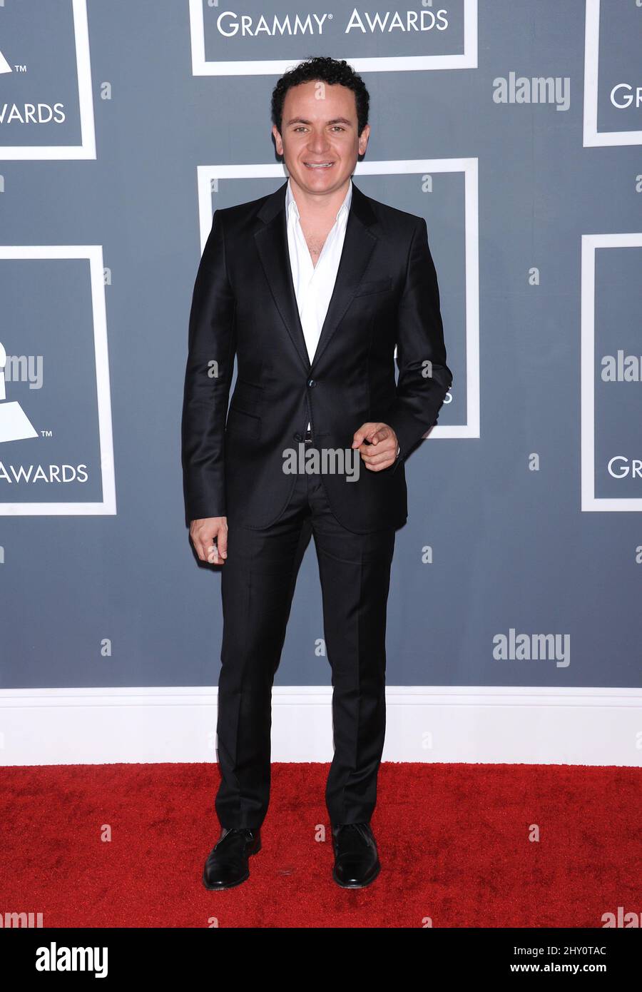 Fonseca arriva per i Grammy Awards 55th che si tengono allo Staples Center di Los Angeles. Foto Stock