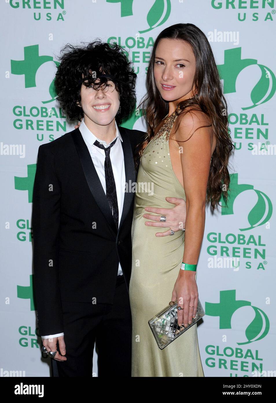 L.P. partecipa all'annuale Green Pre Oscar Party 10th a Hollywood, California. Foto Stock