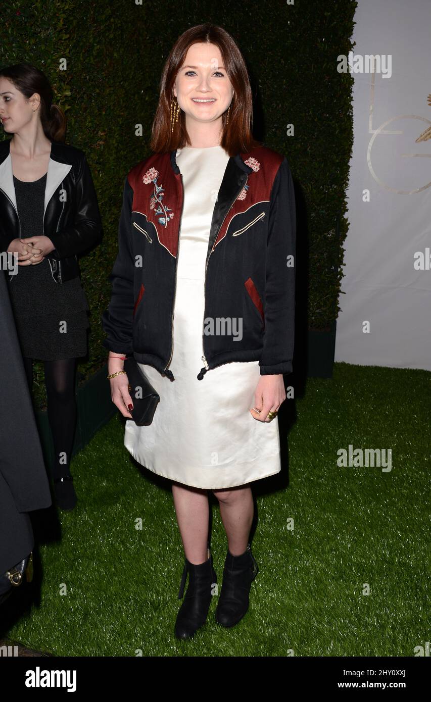 Bonnie Wright partecipa all'Elton John AIDS Foundation Party alla Selma House di West Hollywood, California. Foto Stock