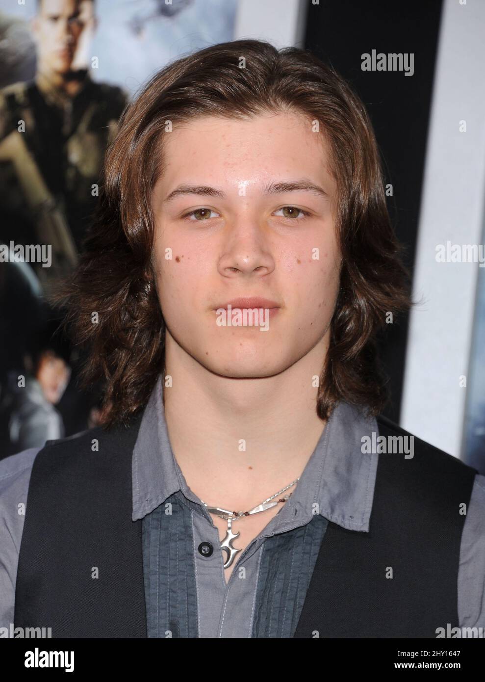 Leo Howard durante la prima del nuovo film di Paramount Pictures G.I. JOE: RITORSIONE, tenuto al Grauman's Chinese Theatre, il 28 marzo 2013, a Los Angeles. Foto Stock