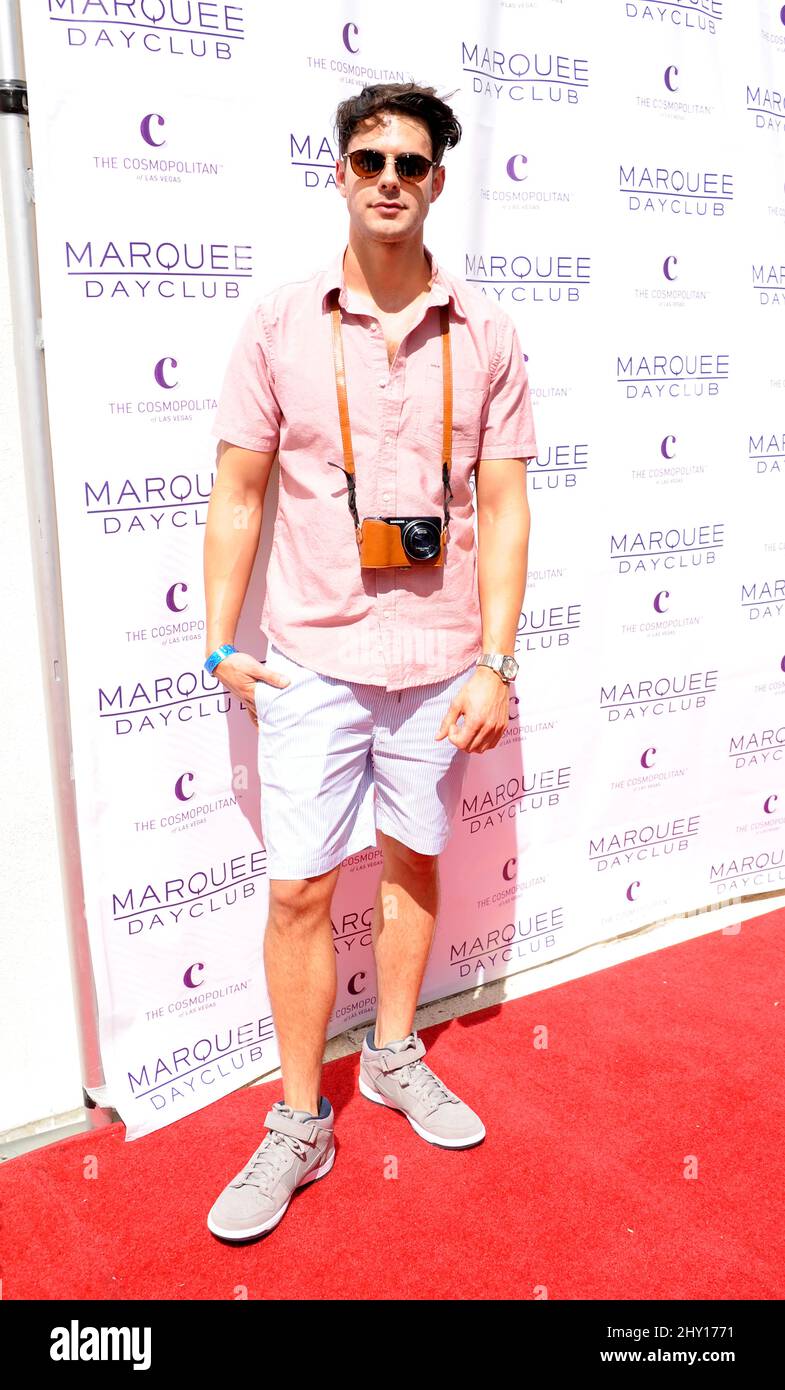 Jayson Blair partecipa al Marquee Dayclub Grand Opening Event al Cosmopolitan Hotel di Las Vegas, Nevada. Foto Stock