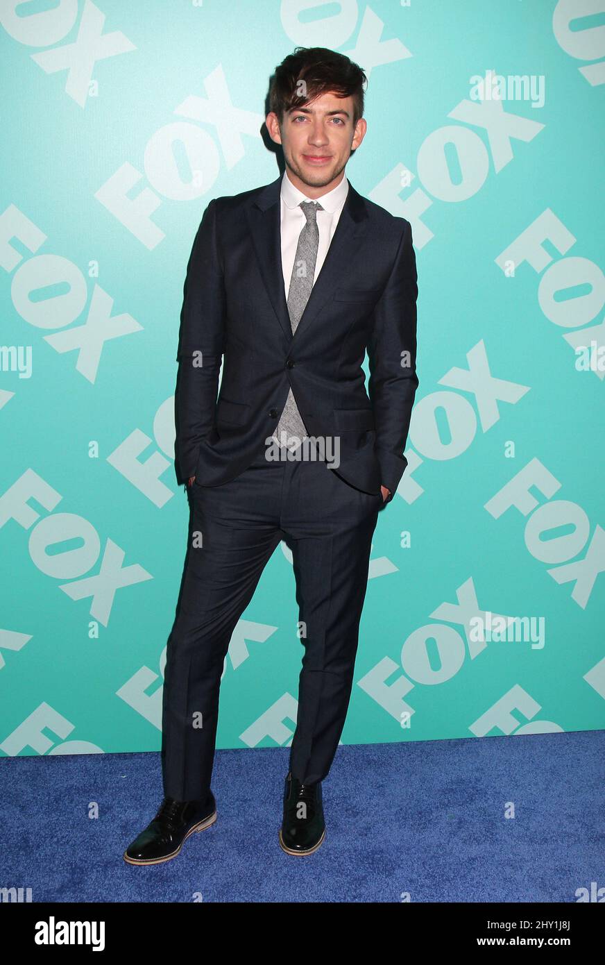 Kevin McHale ha partecipato alla presentazione in anticipo di Fox 2013 a New York. Foto Stock