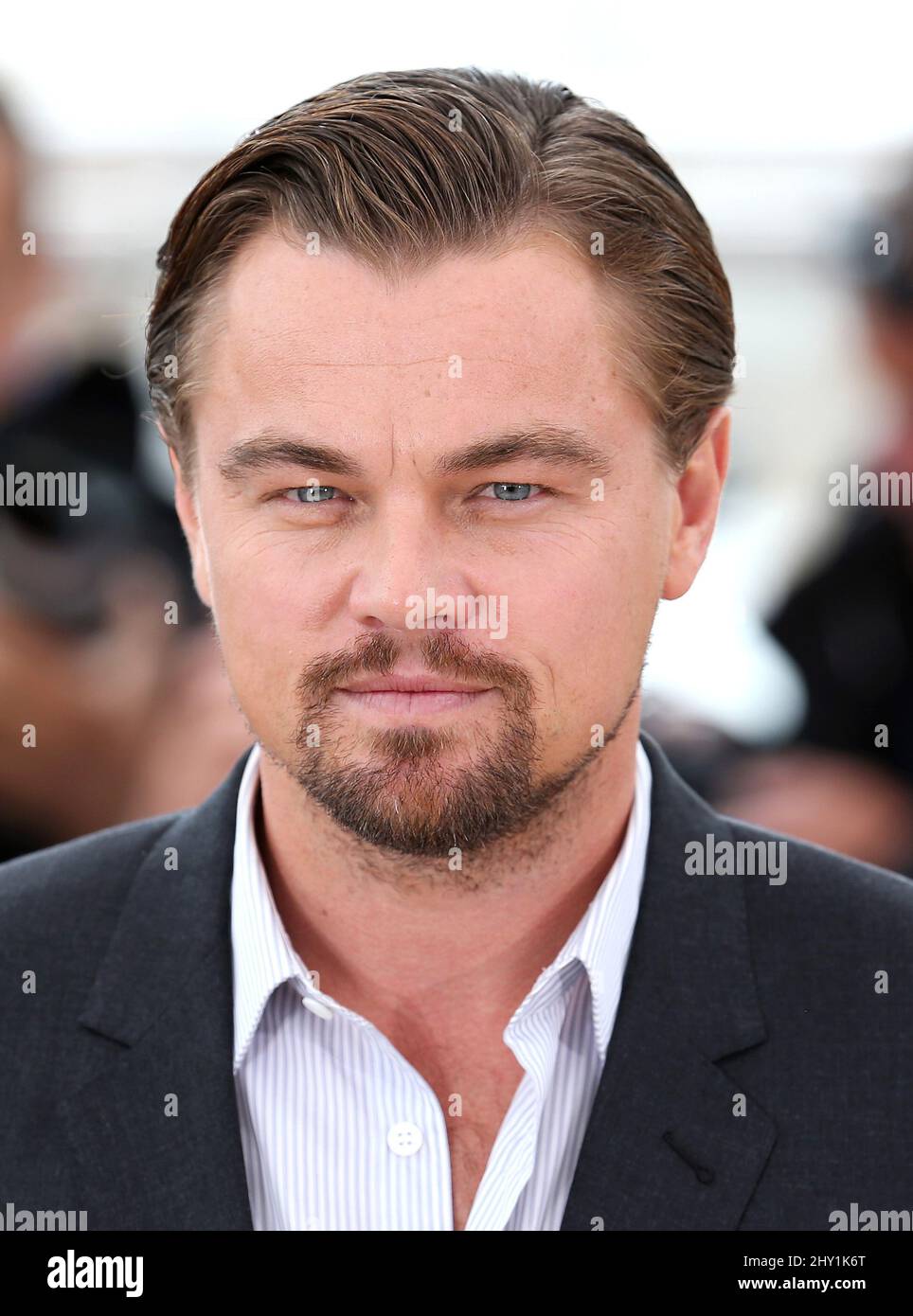 Leonardo DiCaprio durante la fotocall per il Grande Gatsby durante il Festival de Cannes 66th, Palais de Festival, Cannes. Foto Stock