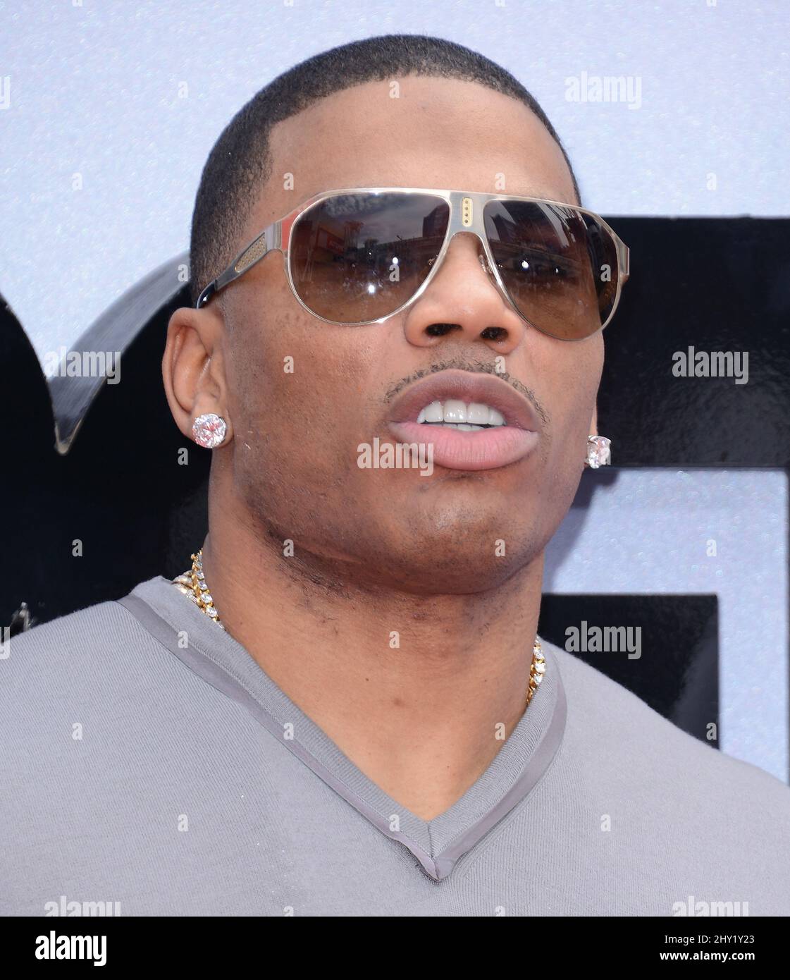 Nelly arriva ai BET Awards al Nokia Theatre domenica 30 giugno 2013 a Los Angeles. Foto Stock