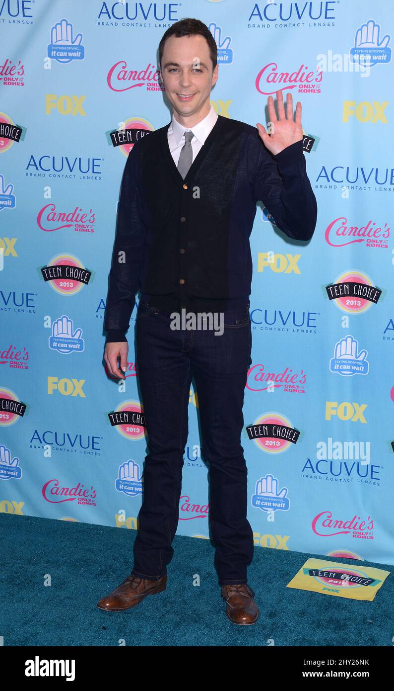 Jim Parsons partecipa ai Teen Choice Awards 2013 che si tengono all'anfiteatro Gibson di Los Angeles il 11th agosto 2013. Foto Stock