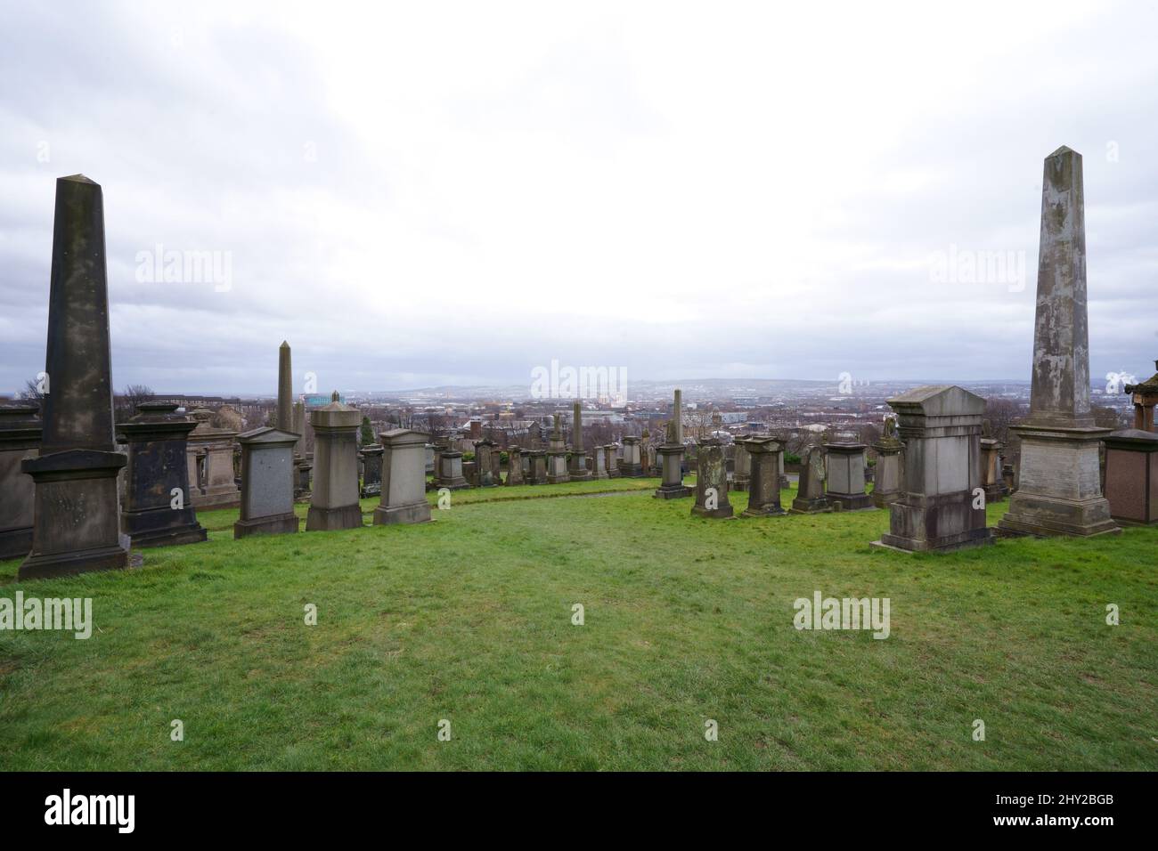 Necropoli di Glasgow Foto Stock