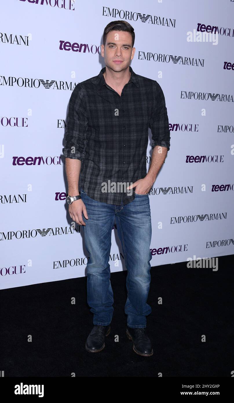 Mark Salling arriva al Teen Vogue Young Hollywood Issue party, Los Angeles. Foto Stock