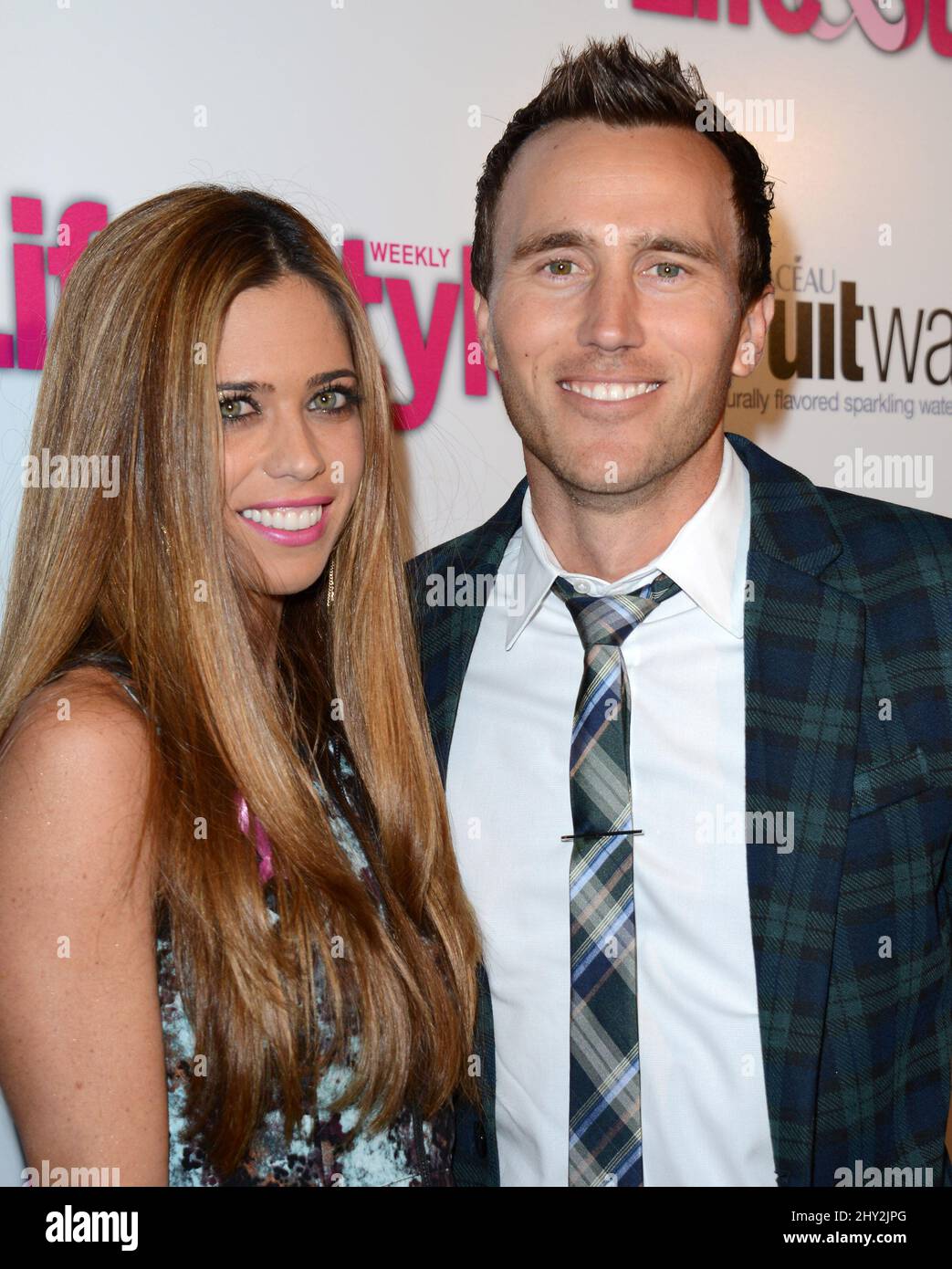 Lydia McLaughlin, Doug McLaughlin che frequenta l'Hollywood in Bright Pink Party a Los Angeles, California, USA. Foto Stock