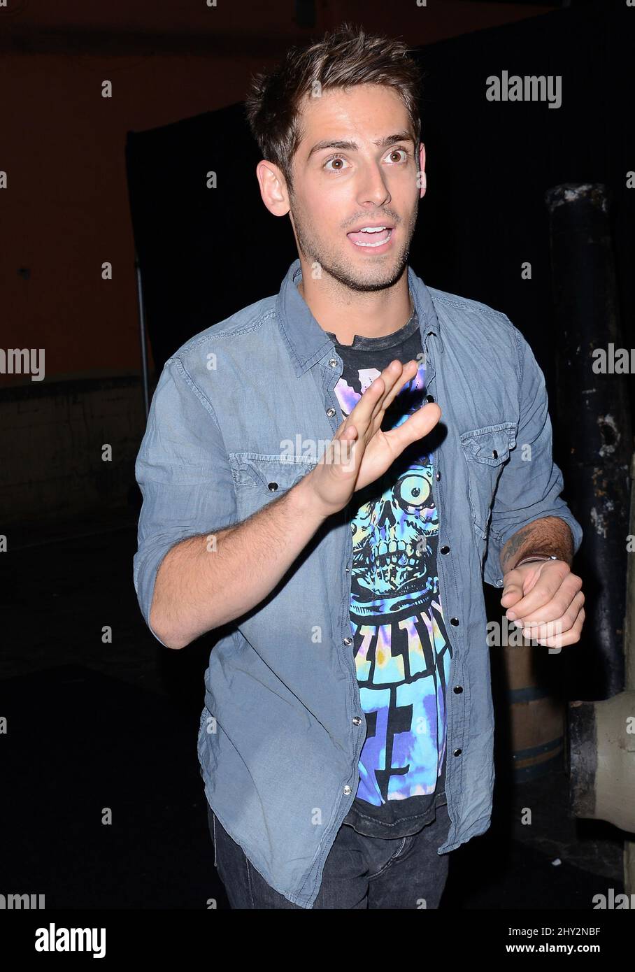 Jean-Luc Bilodeau partecipa al Assassin's Creed IV: Black Flag Launch Party al Greystone Manor di Los Angeles, California. Foto Stock