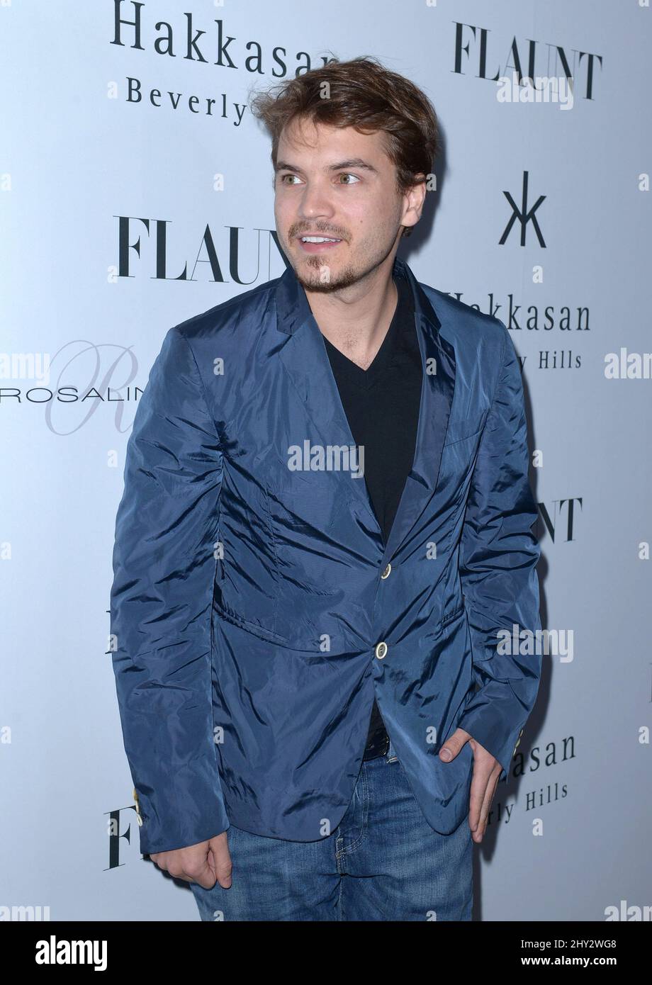 Emile Hirsche partecipa alla rivista Flaunt en Garde! Festa di lancio del rilascio tenuto al ristorante Hakkasan Foto Stock