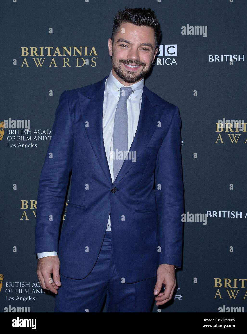 Dominic Cooper ha partecipato al BAFTA Britannia Awards 2013 a Los Angeles, California. Foto Stock