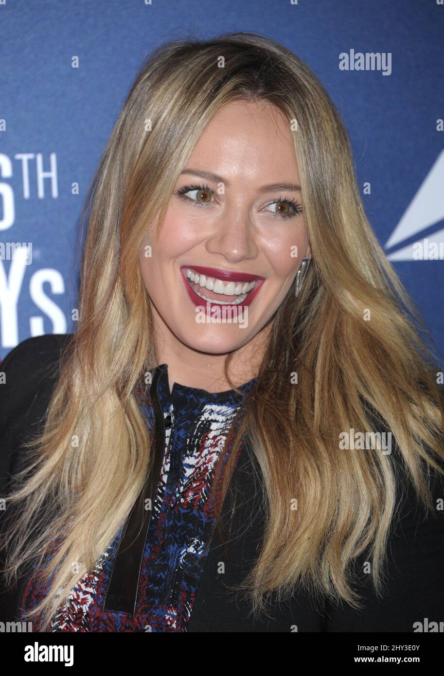 Hilary Duff partecipa al Delta Air Lines Grammy Weekend evento a SoHo House, Los Angeles, California. Foto Stock Hilary Duff partecipa al Delta Air Lines Grammy Weekend evento a SoHo House, Los Angeles, California. Foto Stock