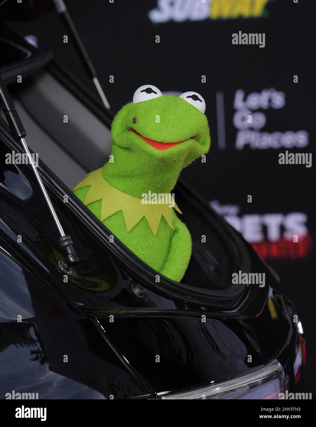 I Muppets che frequentano i Muppets Most Wanted Los Angeles Premiere al teatro El Capitan Foto Stock